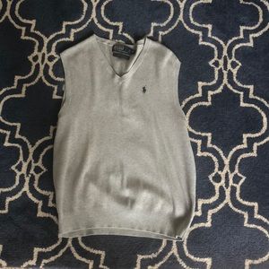 Men’s Polo Ralph Lauren grey sweater vest